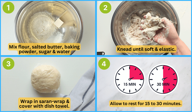 how to make empanada dough step by step